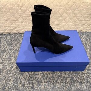 Stuart Weitzman Black Heeled Boots